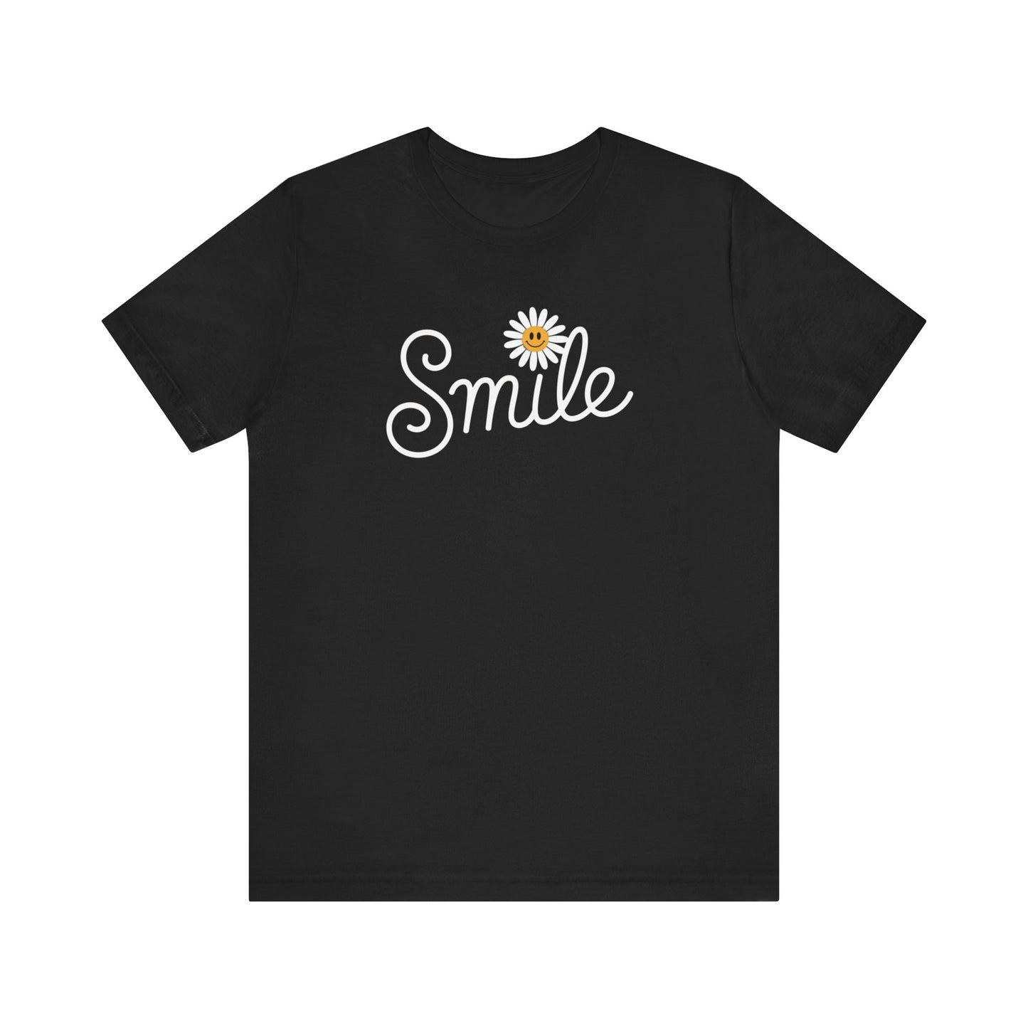 Smile Graphic Unisex Jersey Tee - Casual Comfort for All Occasions