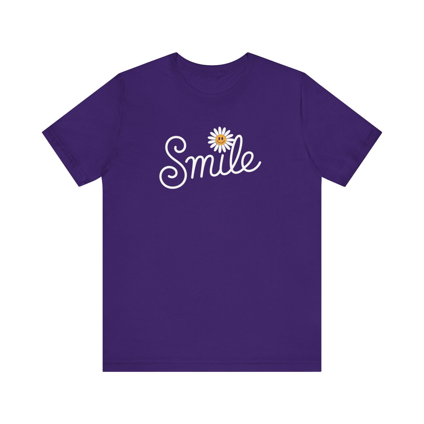 Smile Graphic Unisex Jersey Tee - Casual Comfort for All Occasions