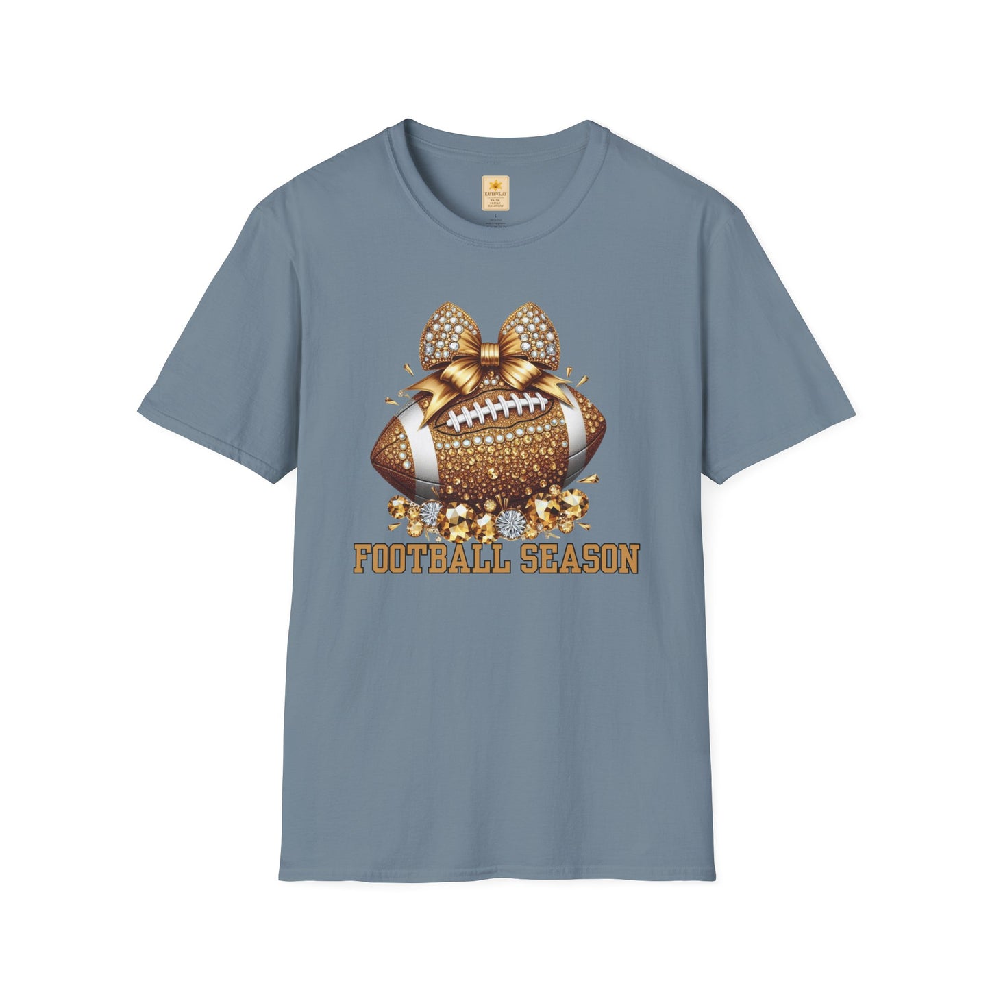 Football Season Glitter T-Shirt