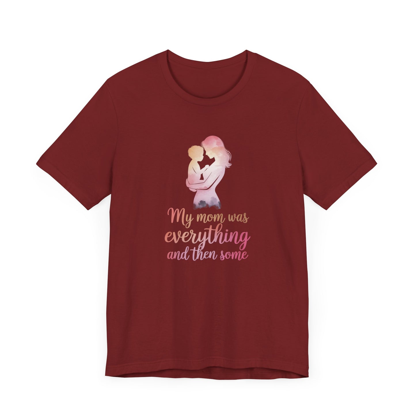 Heartwarming Mom Tribute Tee, Gift for Mom, Mother's Day Shirt, Family Love Tee, Inspirational Quote Shirt, Comfort Wear