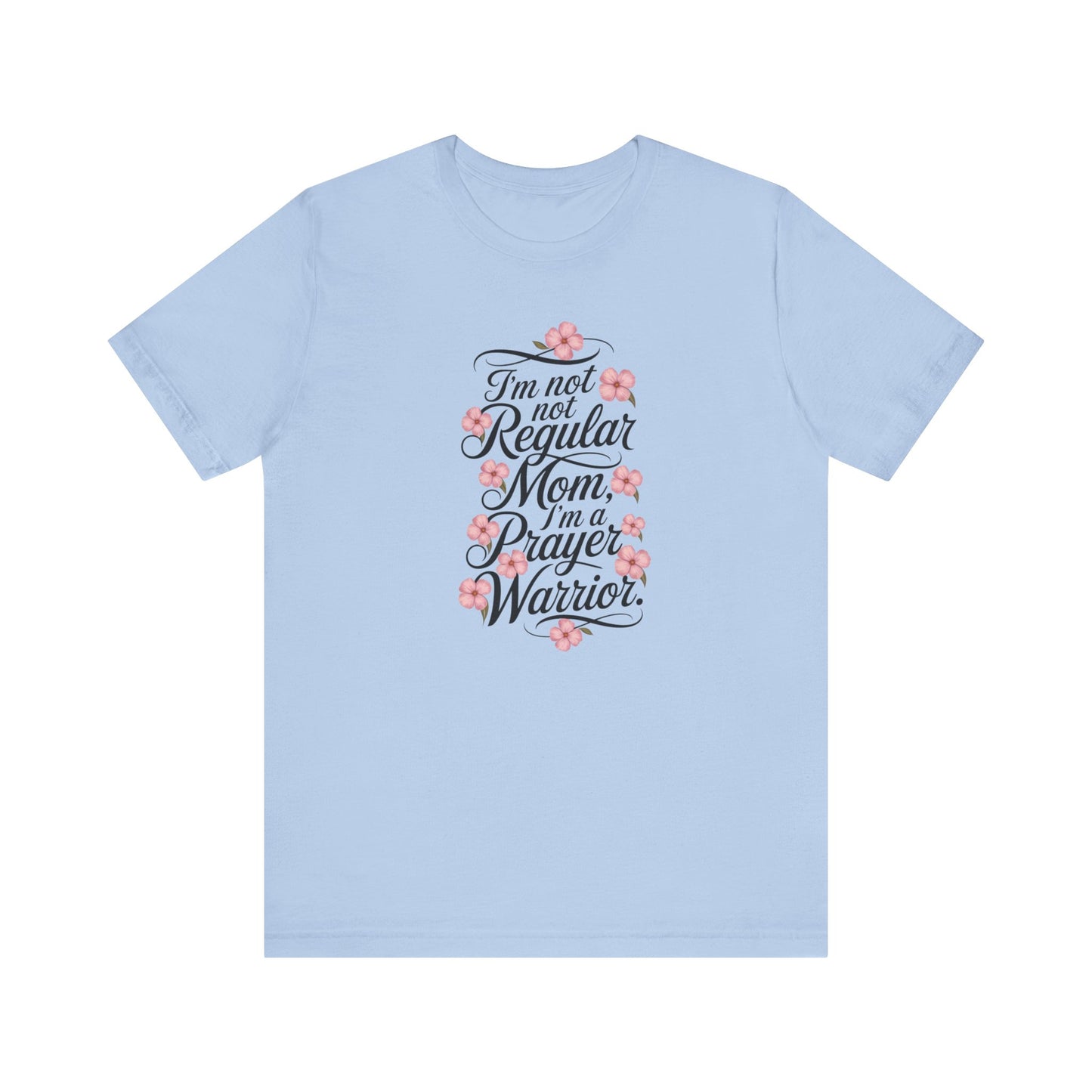 Prayer Warrior T-Shirt, Comfortable Tee for Moms, Spiritual Gift, Mother's Day, Encouragement Shirt, Faith-Based Apparel, Relaxed Fit Tee