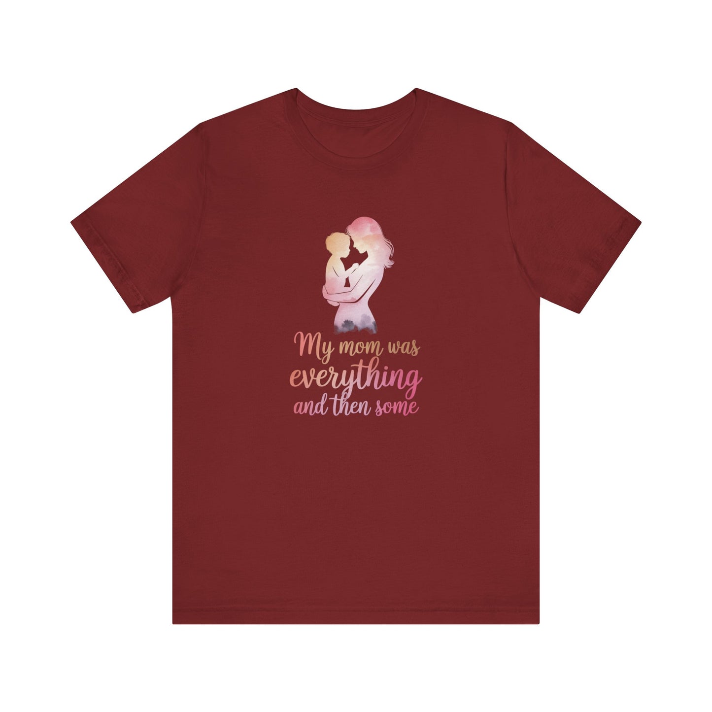Heartwarming Mom Tribute Tee, Gift for Mom, Mother's Day Shirt, Family Love Tee, Inspirational Quote Shirt, Comfort Wear