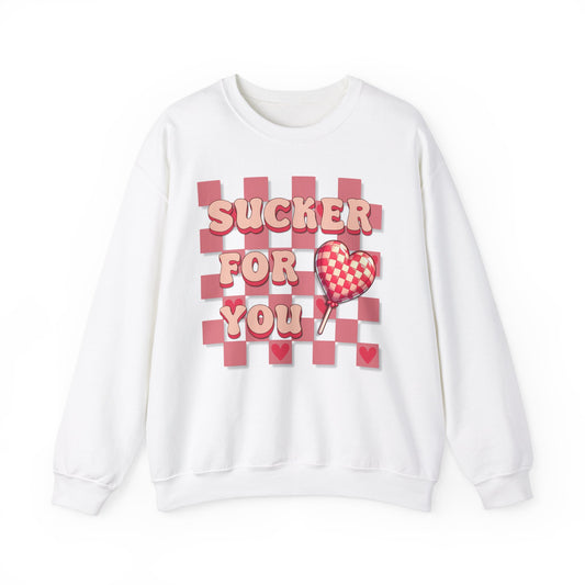 Checkered 'Sucker for you' Sweatshirt