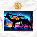 Wolf Sublimated Fridge Magnet – Decorative Kitchen Magnet