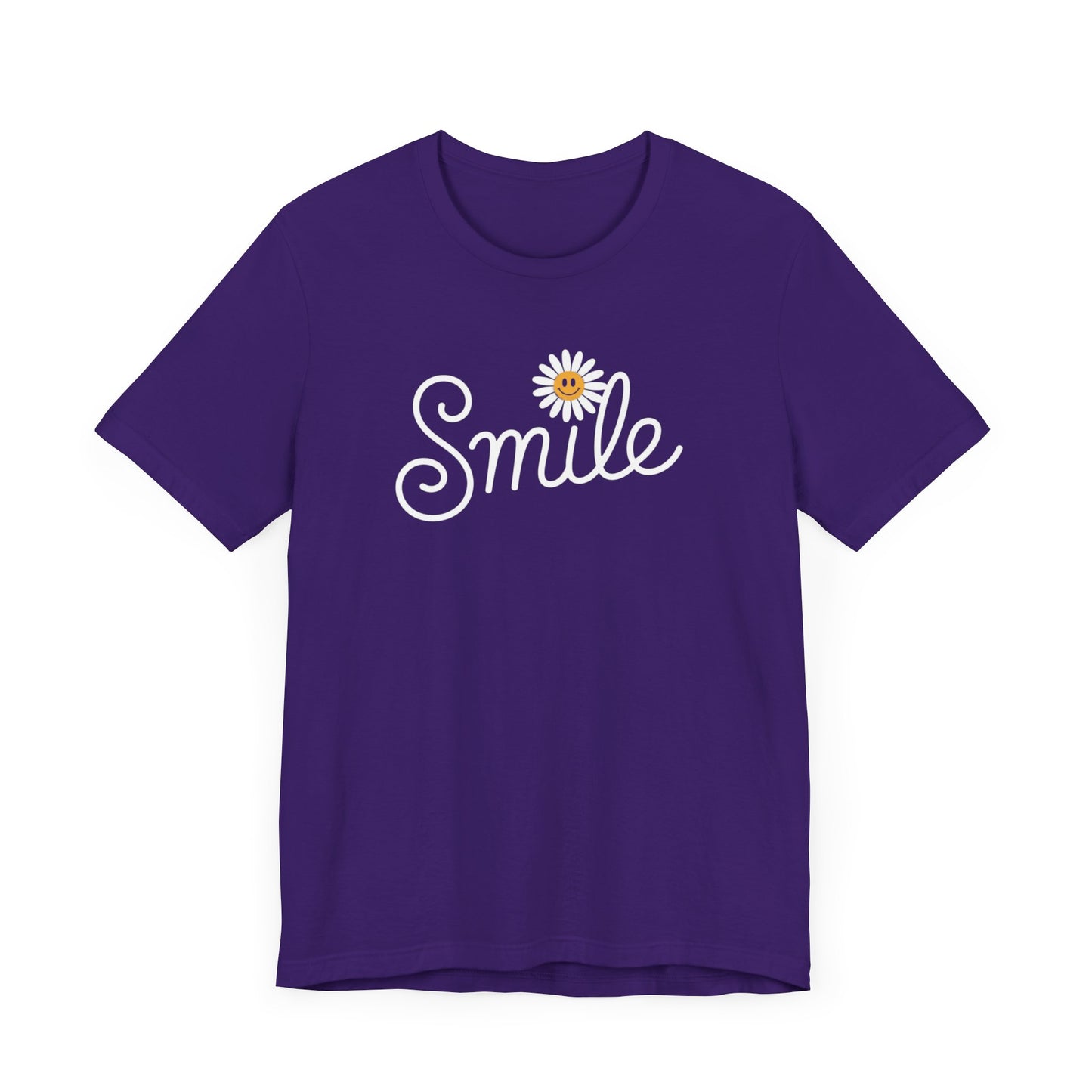 Smile Graphic Unisex Jersey Tee - Casual Comfort for All Occasions