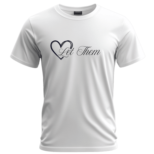 "Let Them" Unisex Jersey Tee - Comfortable, Stylish, Casual Wear, Gift for friends, Inspirational Quote Shirt, Summer Fashion