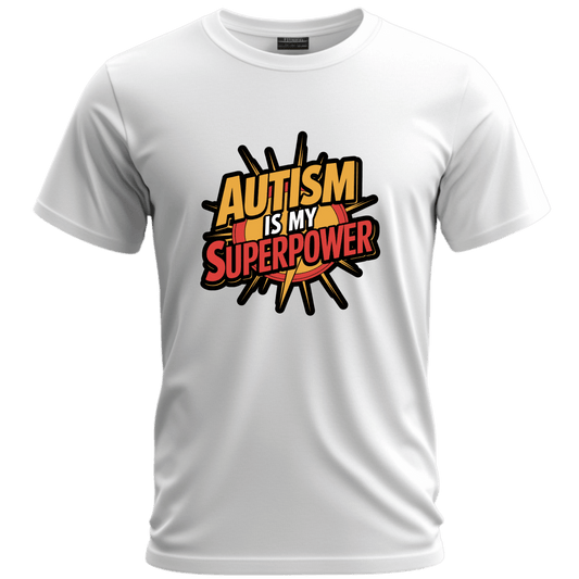 Autism Is My Superpower Kids Cotton Tee
