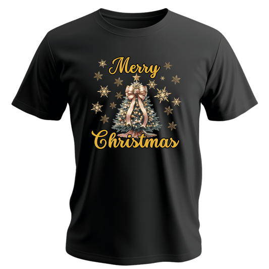 Merry Christmas Unisex Short Sleeve Tee - Holiday Cheer T-Shirt