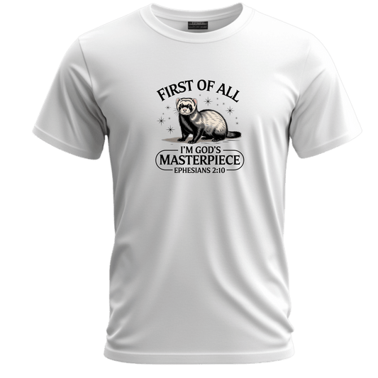 God's Masterpiece Ferret Tee - Unisex Jersey Short Sleeve T-Shirt