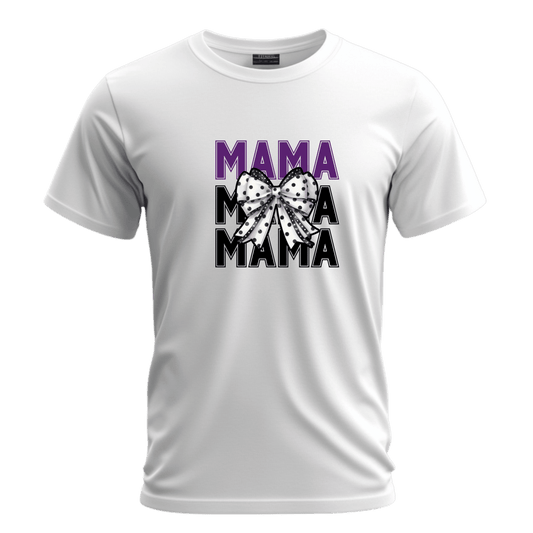 Mama Bow Graphic Tee - Perfect for Moms and Celebrations!