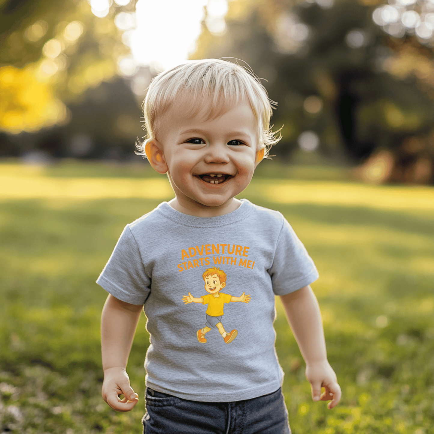 Adventure Starts With Me Toddler T-Shirt