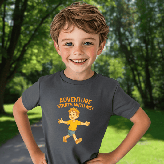 Adventure Starts With Me Kids Tee