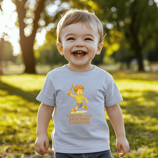 Toddler Adventure T-Shirt - Backyard Champion Design