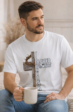 Christian Cross T-Shirt — "For God So Loved the World" Design
