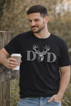Dad Deer T-Shirt — Rustic Hunting Dad Tee, Father’s Day Gift