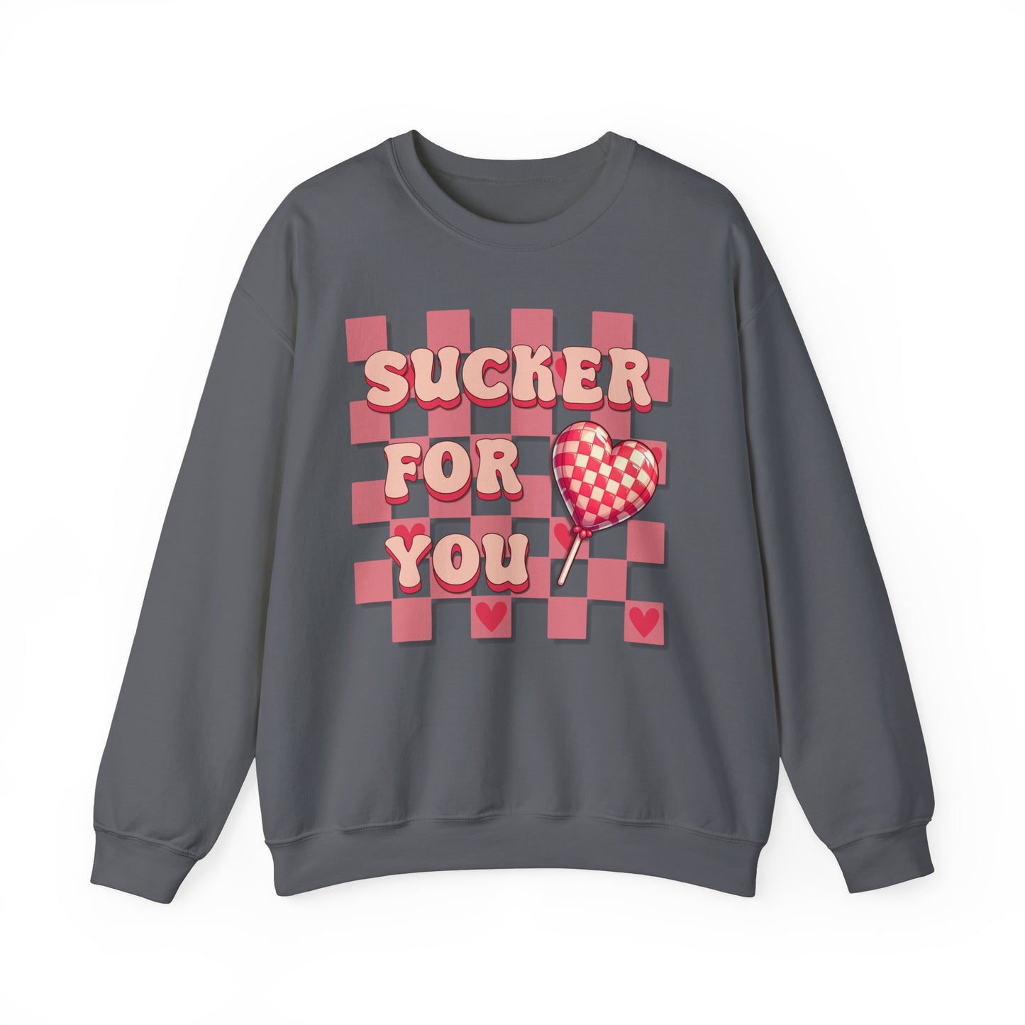 Checkered 'Sucker for you' Sweatshirt