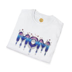 MOM Drip Graphic T-Shirt — Colorful Liquid Script Mother's Day Tee