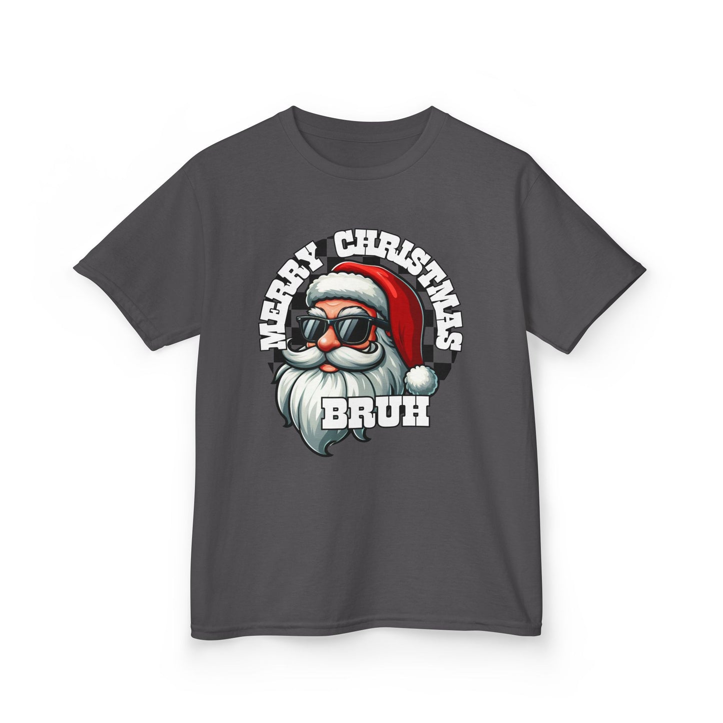 Kids Christmas T-Shirt, Santa Merry Christmas Bruh Tee, Holiday Shirt for Children, Funny Xmas Youth Top, Festive Kid's Tee, Gift for Boys