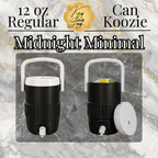 3D Printed Soda Can Holder with Lid, Straw Hole & Handle | Portable 12 oz Can Cooler Koozie