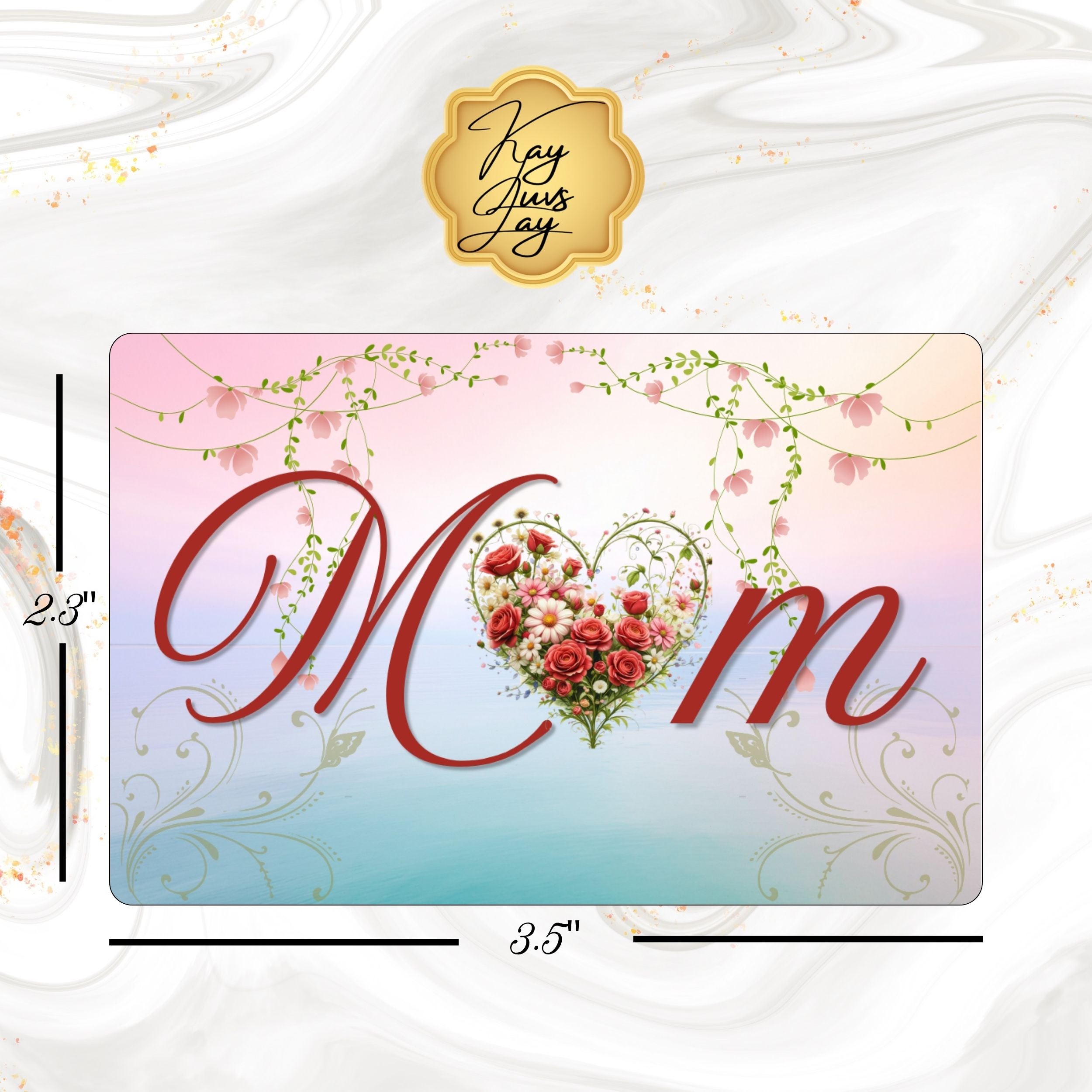 Mom Sublimated Fridge Magnet – Decorative Kitchen Magnet