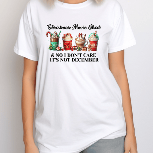 Christmas Lover, Christmas Movie Tee, Christmas All Year Shirt, December Fun, Funny Christmas Apparel