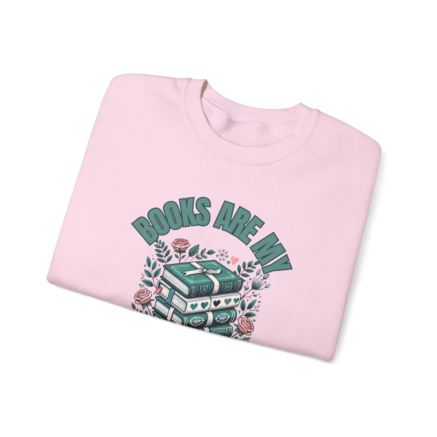 Books are My Lucky Charms S. Patrick's  Day  Crewneck Sweatshirt