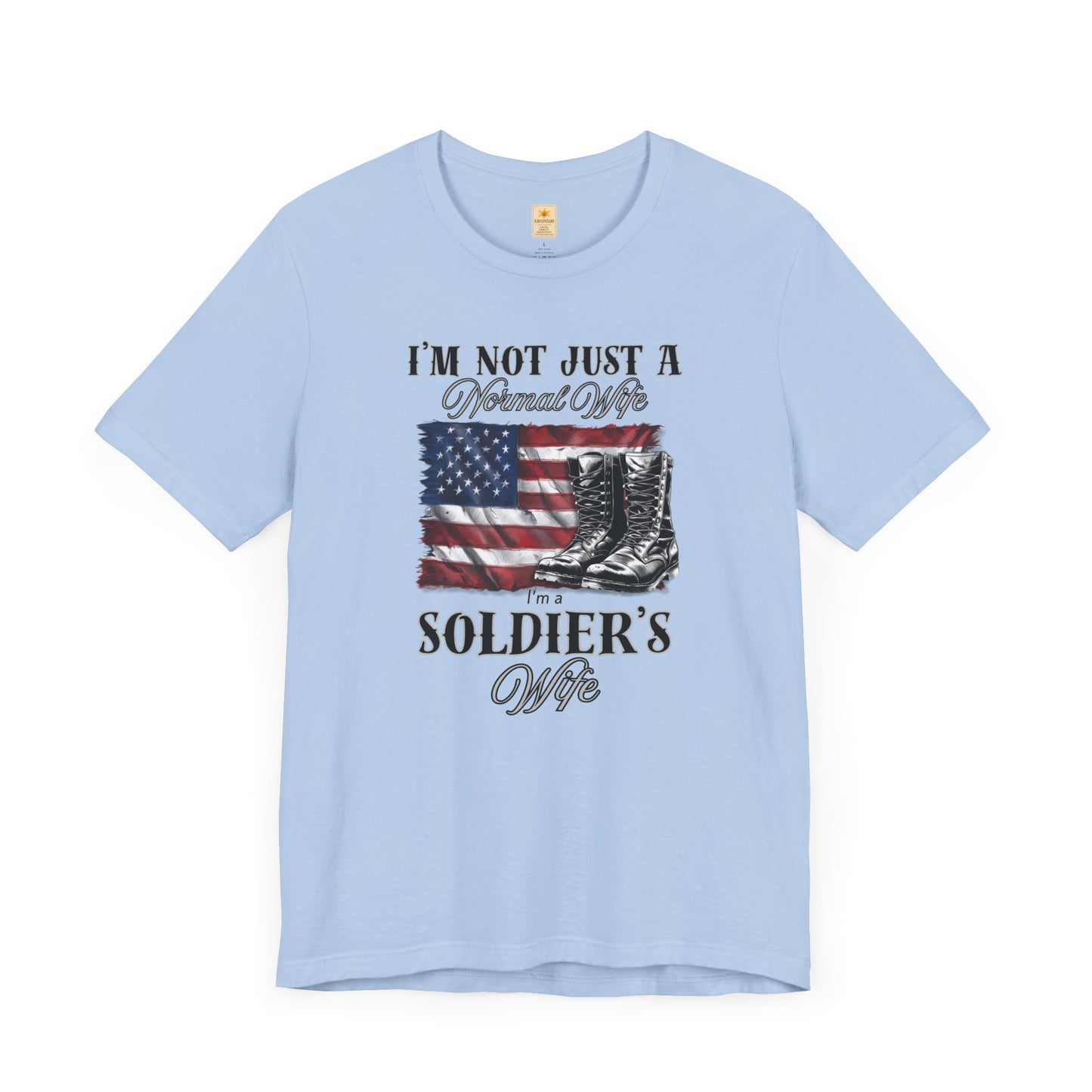 Patriotic Soldier's Wife Tee - Short Sleeve T-Shirt
