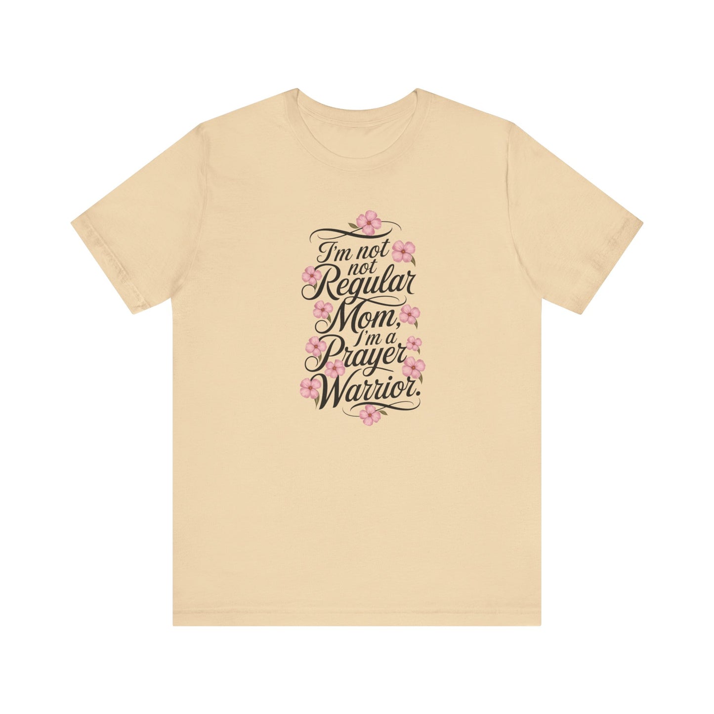 Prayer Warrior T-Shirt, Comfortable Tee for Moms, Spiritual Gift, Mother's Day, Encouragement Shirt, Faith-Based Apparel, Relaxed Fit Tee