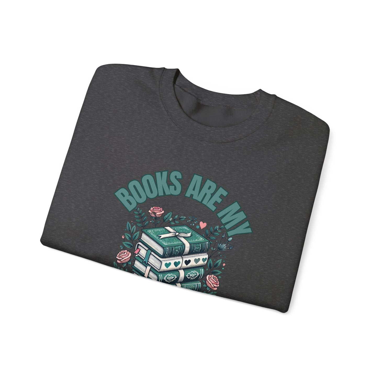 Books are My Lucky Charms S. Patrick's  Day  Crewneck Sweatshirt
