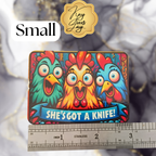 Chicken Sublimated Fridge Magnet – Decorative Kitchen Magnet