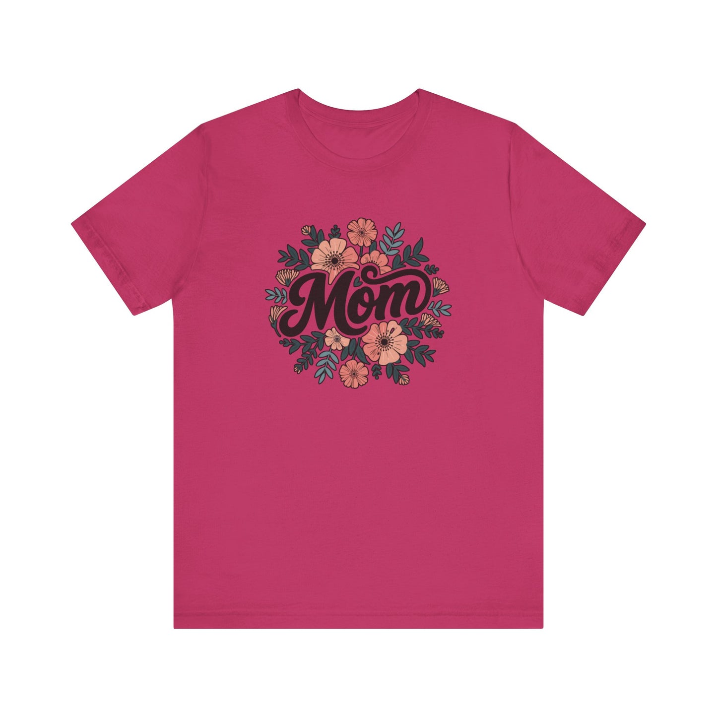 Floral Mom Tee, Gift for Mothers Day, Birthday Gift for Mom, Unisex Shirt, Cute Mom T-Shirt, Casual Wear