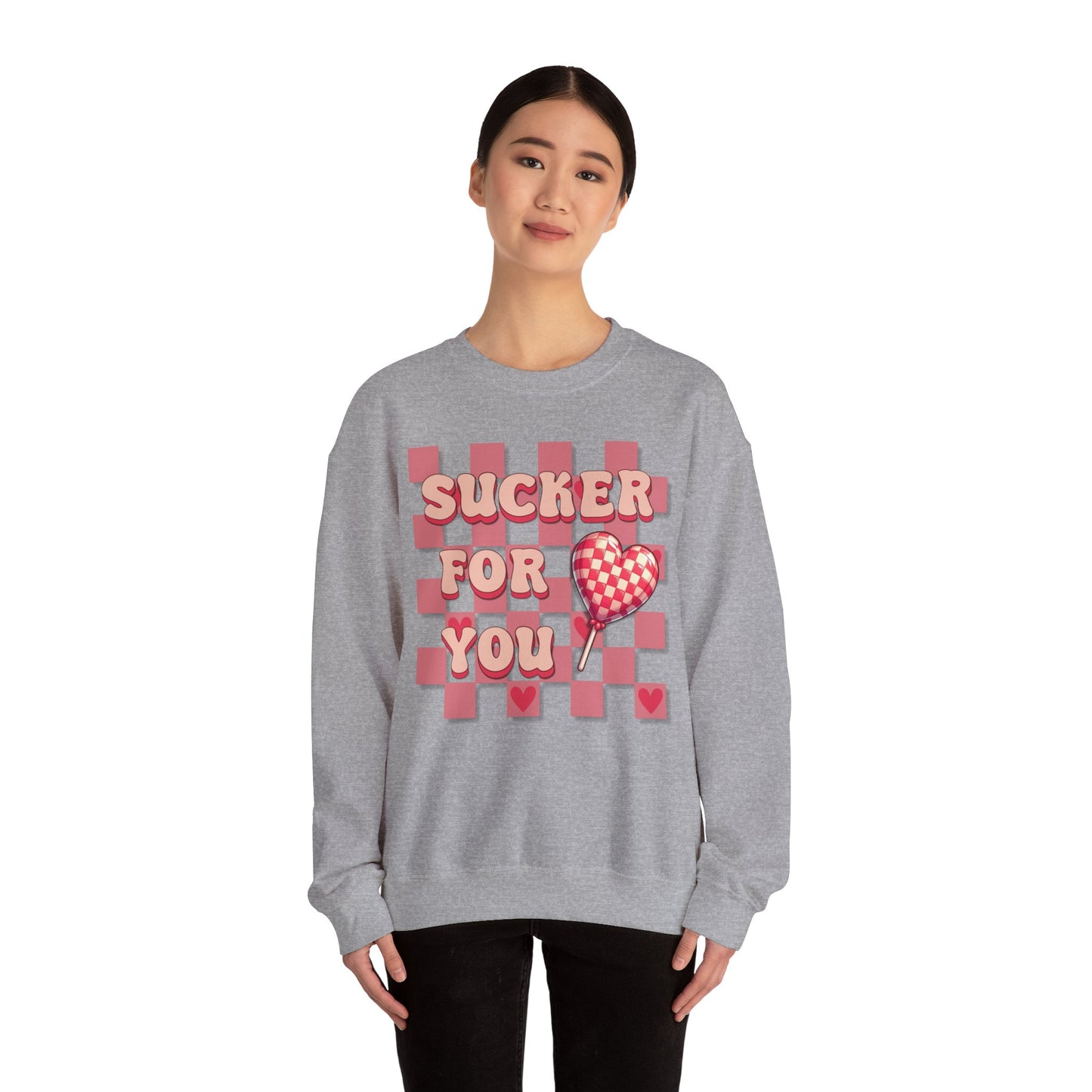Checkered 'Sucker for you' Sweatshirt