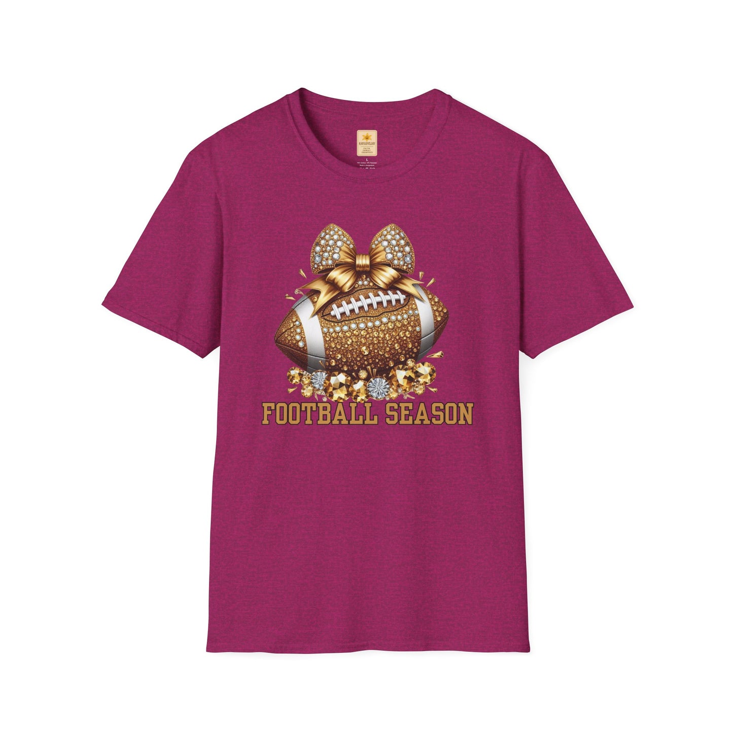 Football Season Glitter T-Shirt