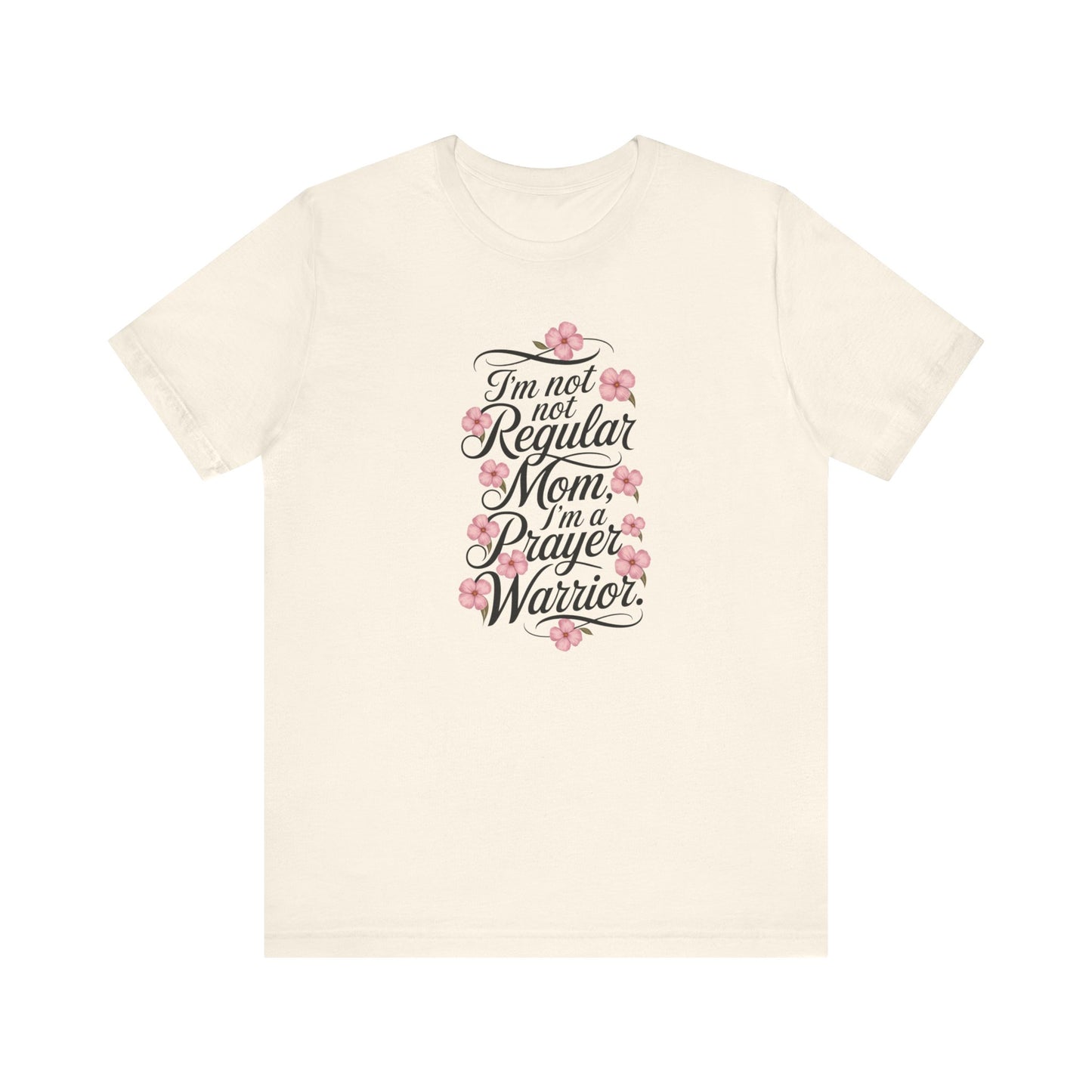 Prayer Warrior T-Shirt, Comfortable Tee for Moms, Spiritual Gift, Mother's Day, Encouragement Shirt, Faith-Based Apparel, Relaxed Fit Tee