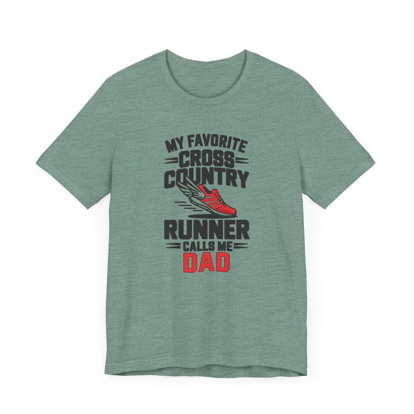 Track and Field Dad Unisex Tee - Sports Dad Shirt, Athletic Father T-Shirt, Running Dad Gift, Cross Country Daddy Top, Fitness Dad Apparel