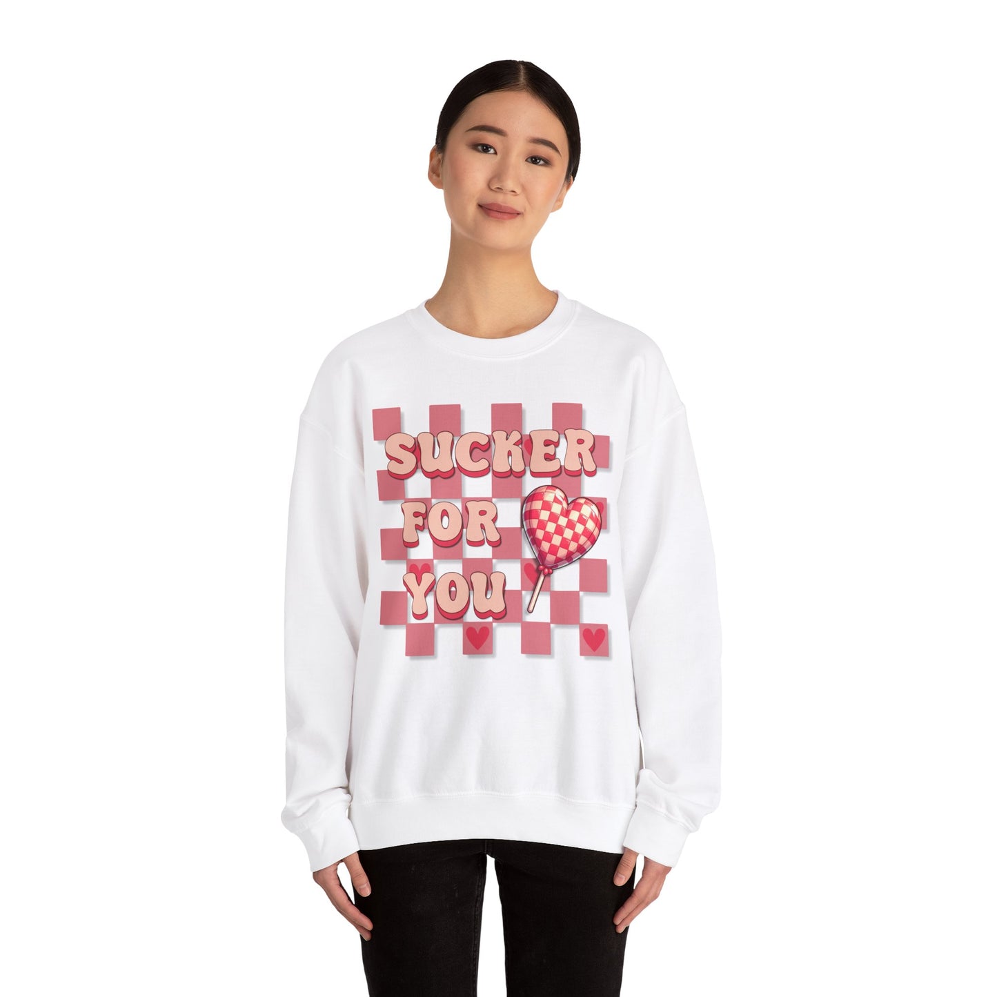 Checkered 'Sucker for you' Sweatshirt