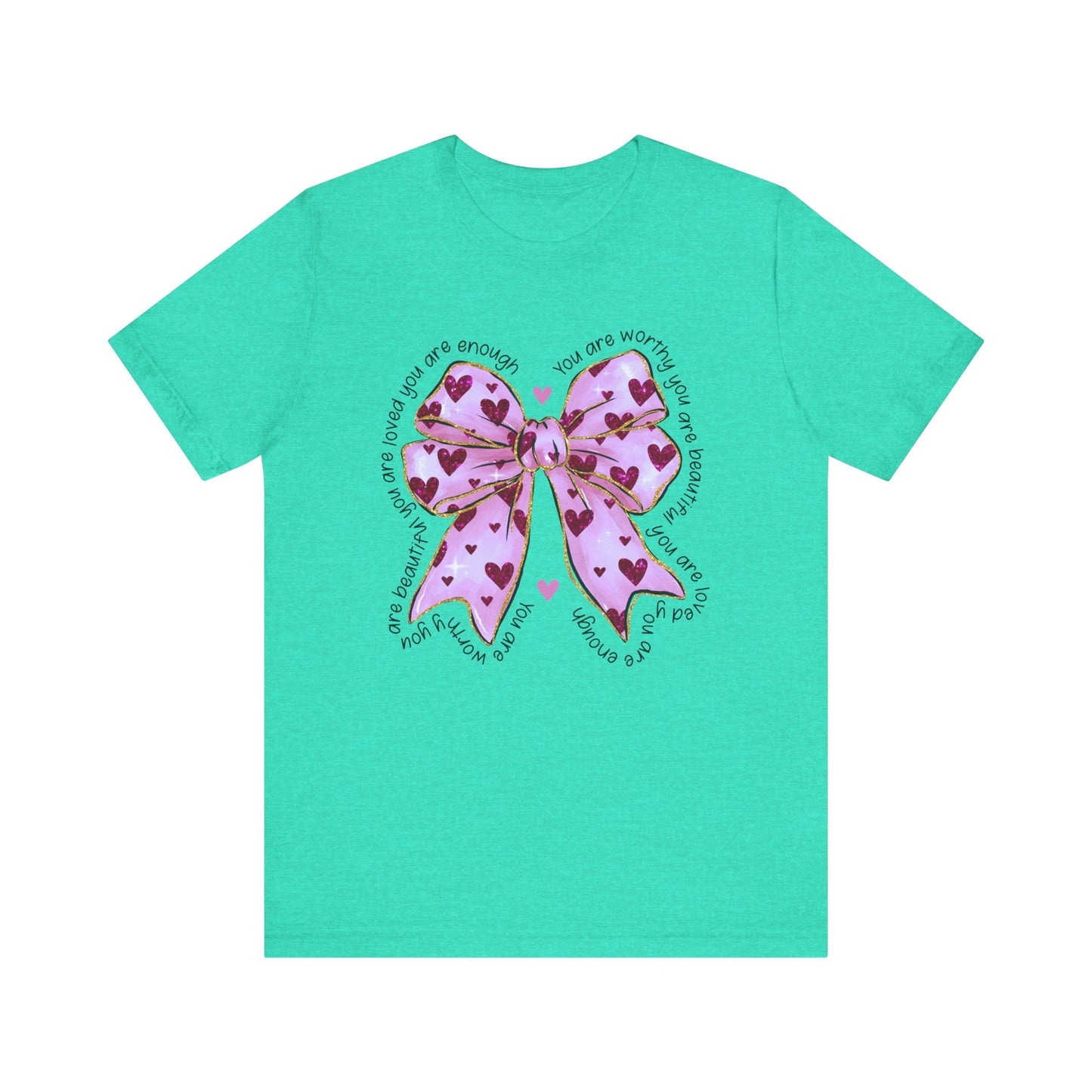 Affirmation Valentine's Day Bow T-Shirt