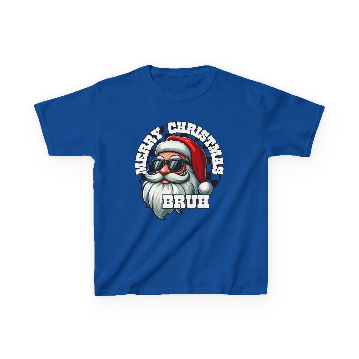Kids Christmas T-Shirt, Santa Merry Christmas Bruh Tee, Holiday Shirt for Children, Funny Xmas Youth Top, Festive Kid's Tee, Gift for Boys
