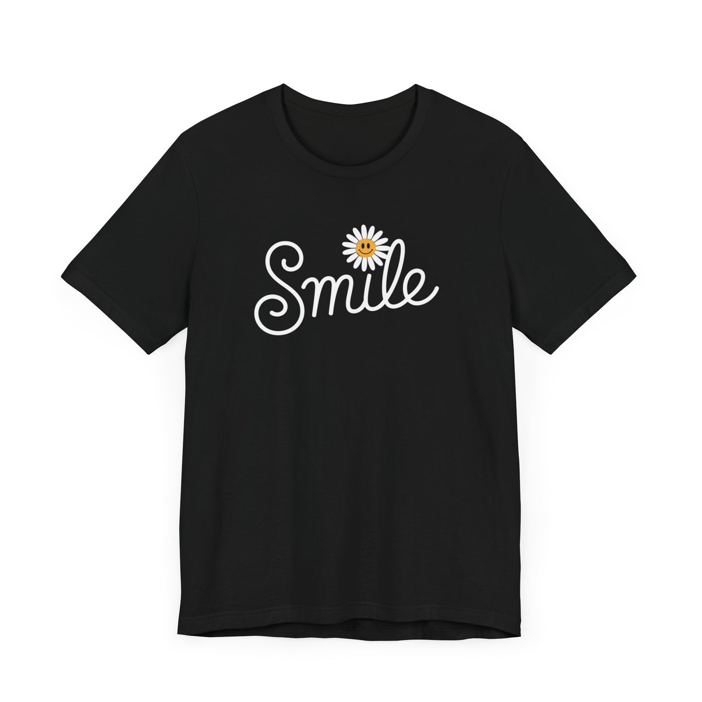 Smile Graphic Unisex Jersey Tee - Casual Comfort for All Occasions