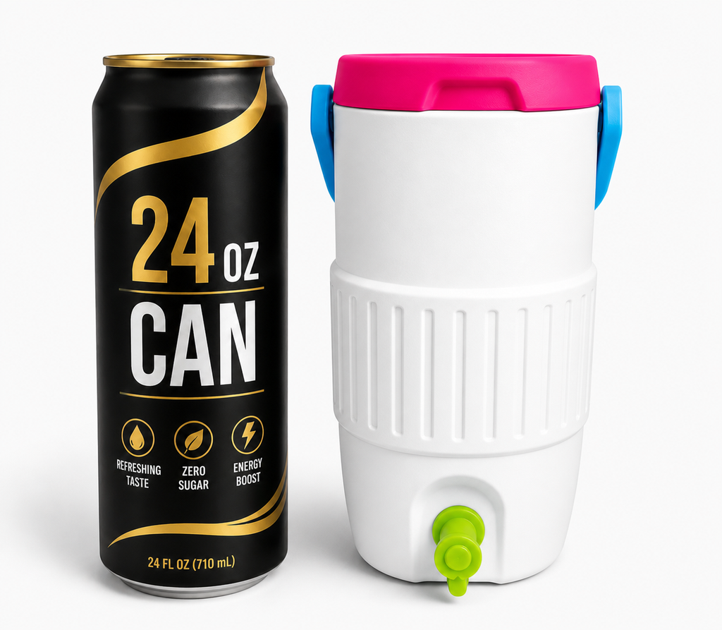 Cotton Candy Splash- 3D Printed Can Holder