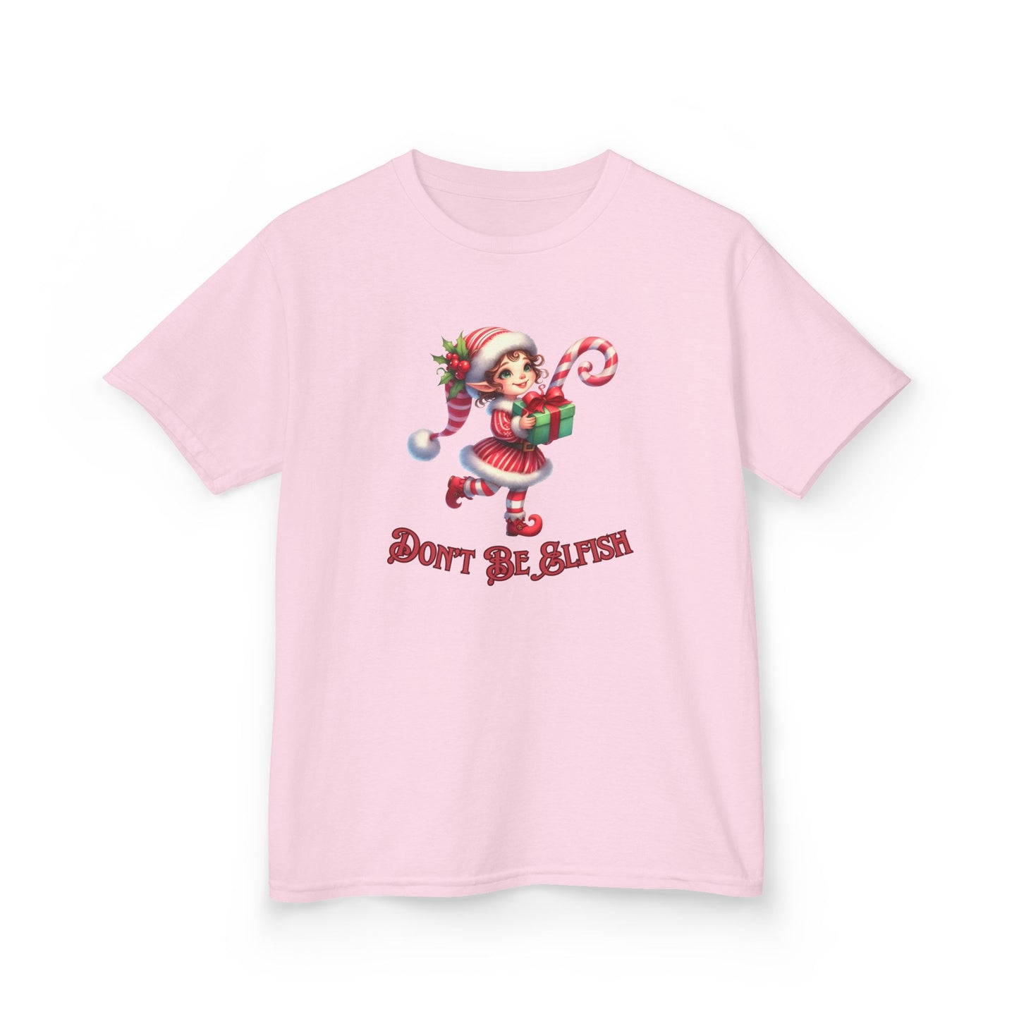 Kids Christmas Elf T-Shirt, Cute Holiday Tee, Don't be Elfish, Present, Elf Costume, Children's Clothing