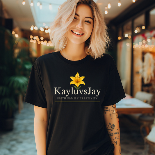KayluvsJay Floral Tee | Faith, Family, Creativity