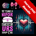 300+ Nurse PNG Bundle | Funny Nurse Sublimation Designs | RN PNG Bundle | Medical Sublimation Files | Nurse Shirt PNG | Commercial Use | Instant Download