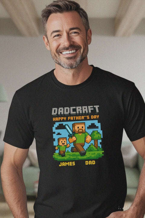 DADCRAFT Customizable Father & Son T-Shirt